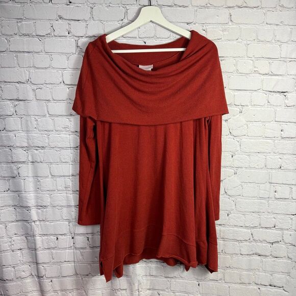 Soft Surroundings B'Call Knit Tunic Size Large in Autumn - Picture 2 of 9